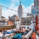 Empire views at Refinery Rooftop