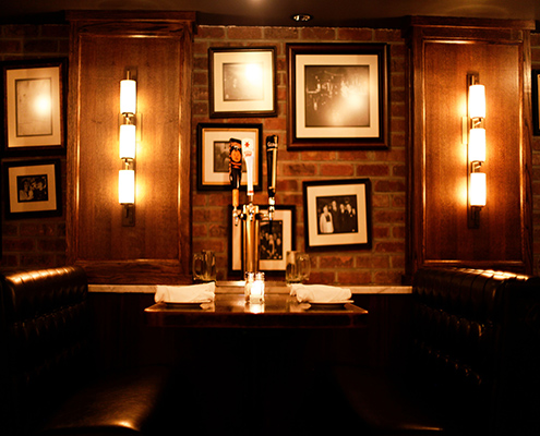 Table taps in the Barrel Room | Park Avenue Tavern