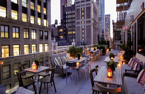 Photo of Mondrian Terrace at dusk