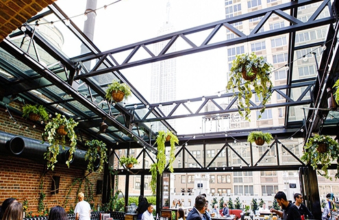 Refinery Rooftop Outside