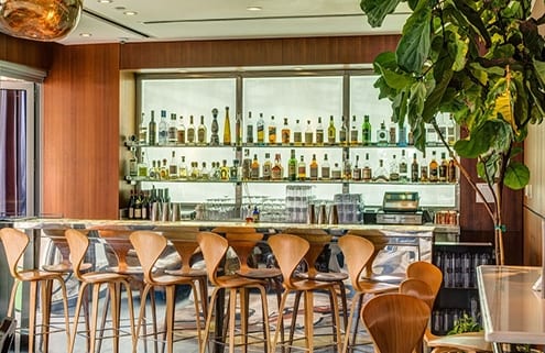 Inside bar at Mondrian Terrace