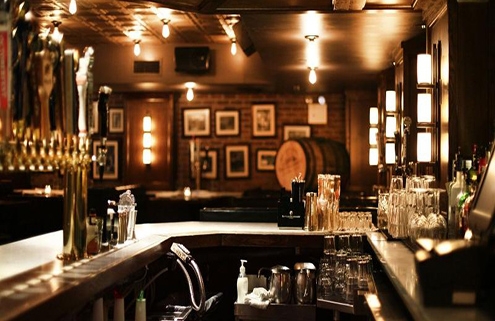 Bar in Barrel Room in Park Avenue Tavern