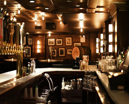 Bar in Barrel Room in Park Avenue Tavern