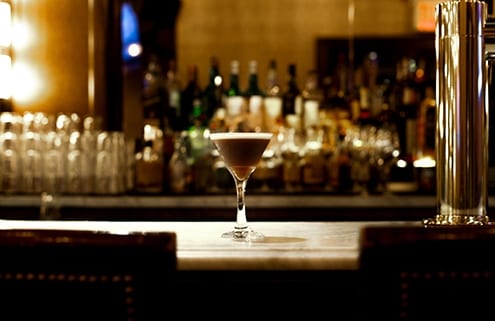 Espresso martini at Park Avenue Tavern