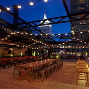 Night view of Refinery Rooftop